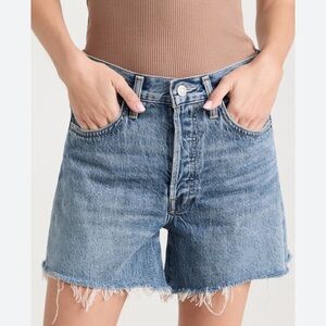 Agolde Parker Long Jean Shots Skywave Size 25